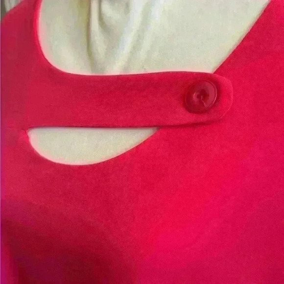 Softworks NWT Hot Pink 3/4 Sleeve Scoop Neck with Faux Button Women’s Size XXL - Picture 5 of 10